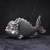 子佩集S999银福鱼翩游摆件【BXYL0280870】纯银小摆件2406 商品缩略图2