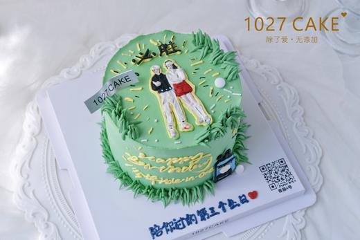 1027CAKE |  高尔夫蛋糕  手绘 商品图1
