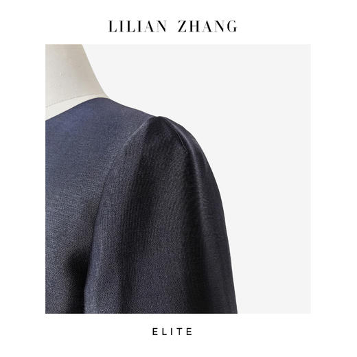 E-定制—“古典浪漫”——遇见倾心——Lady挚爱法式复古A摆长裙 2401103 商品图2