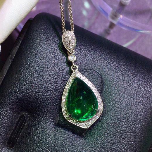 3.6ct 祖母绿吊坠 商品图1