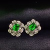 0.95ct 祖母绿耳钉 商品缩略图3