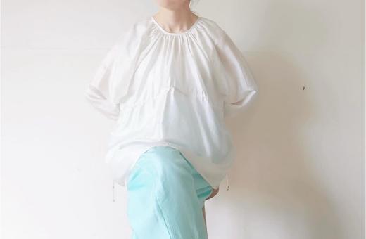 BUNON 圆领后开扣长袖衬衫​​(2色可选) 商品图12