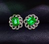 1.35ct 祖母绿耳钉 商品缩略图5