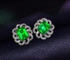 1.35ct 祖母绿耳钉 商品缩略图1