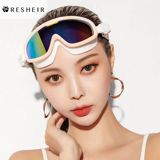 【透心清凉，畅游夏日】一双趣味镜片，带你畅游游泳世界；高清防水防雾，守护您的视力；3D吸力贴合，适合不同脸型舒适柔软；惊艳色彩，绽放您的独特个性！ 商品图1
