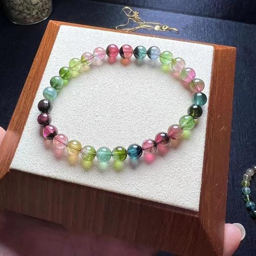 13.15g 7mm 碧玺手链 商品图2