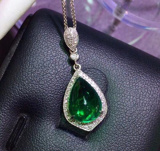 3.6ct 祖母绿吊坠 商品图4