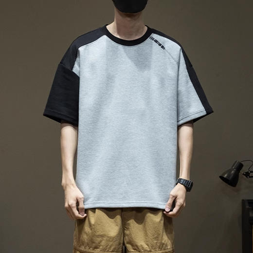 裁缝学苑MQ42设计感男士短袖t恤纸样短袖男装夏季新款大码做衣服裁剪样板 商品图2