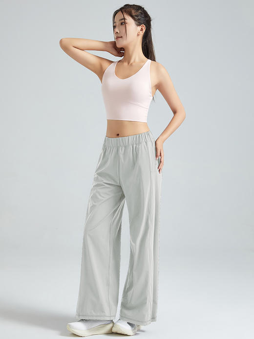 2024新款百褶阔腿休闲裤H341155 商品图7