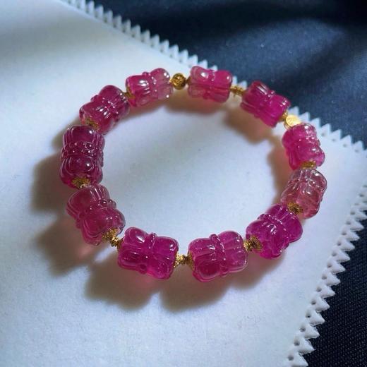 27.7g 雕刻碧玺手链 商品图5