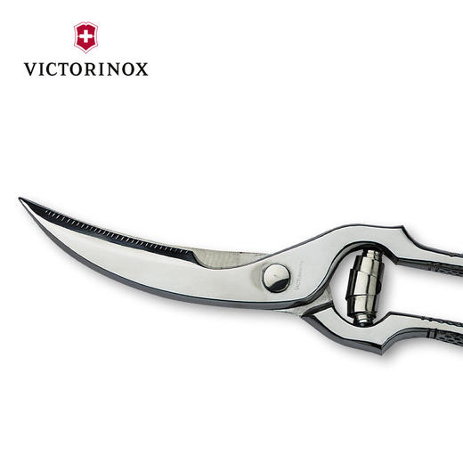 维氏德国厨房剪刀家用不锈钢鸡骨剪钢色25mm 商品图3