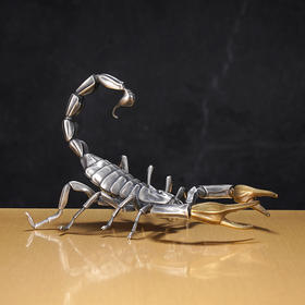 子佩集S999银【独甲一方】茶宠【CC389】纯银小摆件蝎子2406