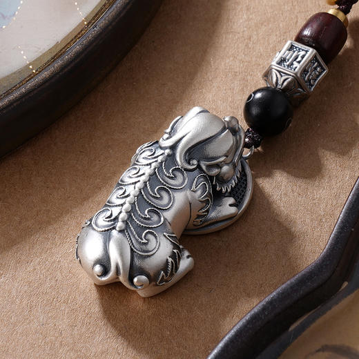 子佩集S999银【时运亨通】挂件【Q2284500-1】纯银小摆件钥匙扣2406 商品图1