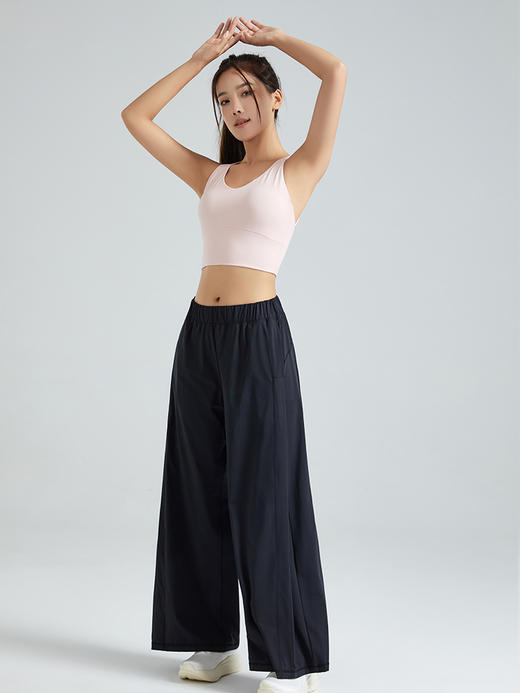 2024新款百褶阔腿休闲裤H341155 商品图5