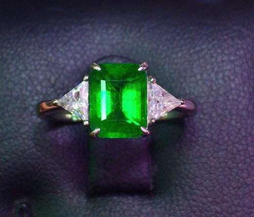 1.7ct 祖母绿戒指 商品图2