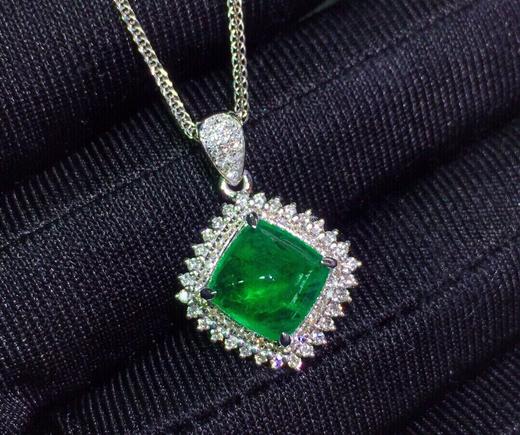 2.9ct 祖母绿吊坠 商品图2