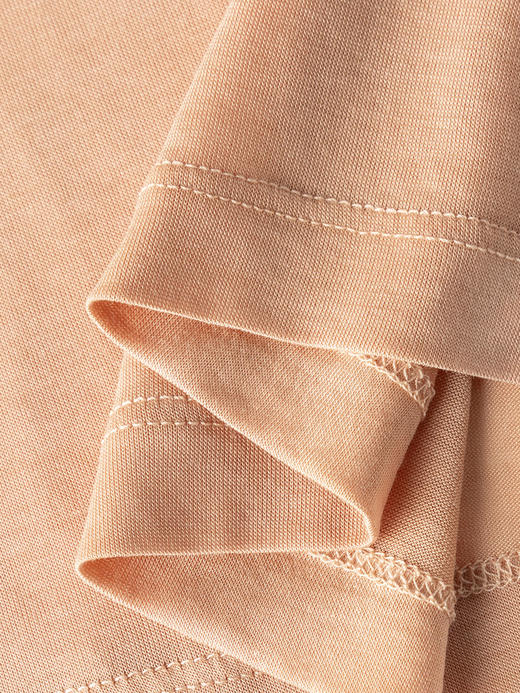 COCO ZONE 100莱赛尔圆领长袖T恤纯色休闲上衣CC1C1560 商品图7