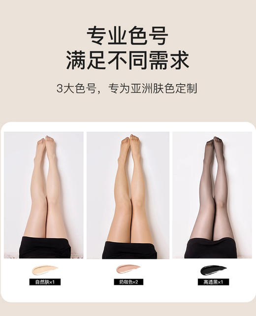 8D粉底袜西瓜档连裤袜HE10068 商品图4