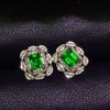 0.95ct 祖母绿耳钉 商品缩略图4