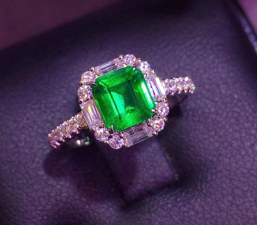 1.13ct 祖母绿戒指 商品图0