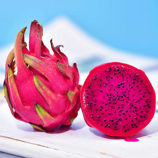 『攀枝花树上熟有机火龙果』靓丽浓甜，爽滑多汁，带有天然的玫瑰花香味 商品图13