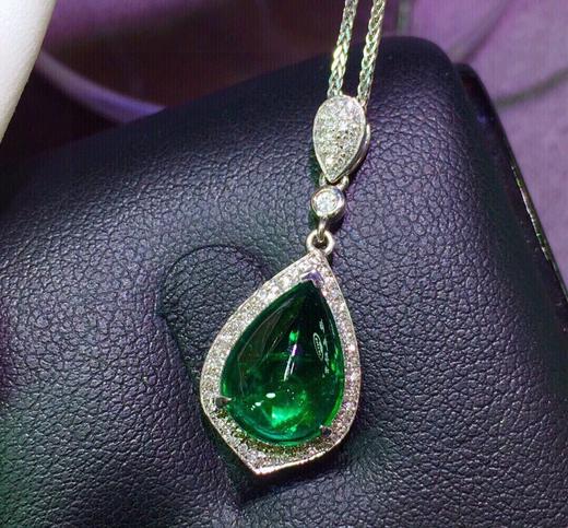 3.6ct 祖母绿吊坠 商品图2