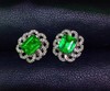 1.35ct 祖母绿耳钉 商品缩略图2