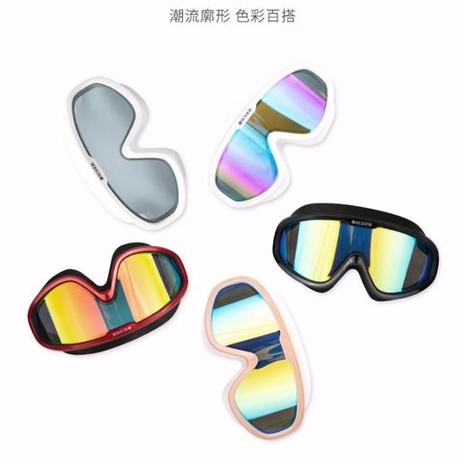 【透心清凉，畅游夏日】一双趣味镜片，带你畅游游泳世界；高清防水防雾，守护您的视力；3D吸力贴合，适合不同脸型舒适柔软；惊艳色彩，绽放您的独特个性！ 商品图3