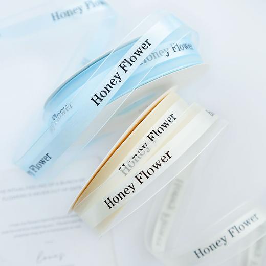 2.5公分英文雪纱丝带（Honey Flower)/（just  for  you ）随机发 商品图3