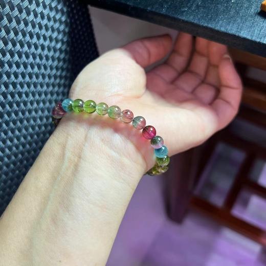 13.97g 7mm 碧玺手链 商品图7