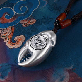 子佩集S999银【抓钱手】手把件【SBJ896】纯银手把件可转动2406