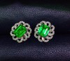1.35ct 祖母绿耳钉 商品缩略图3