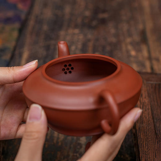 汤建林 1号蕴之壶 宜兴紫砂原矿茶壶紫砂壶功夫茶泡茶壶茶具仿古 商品图8