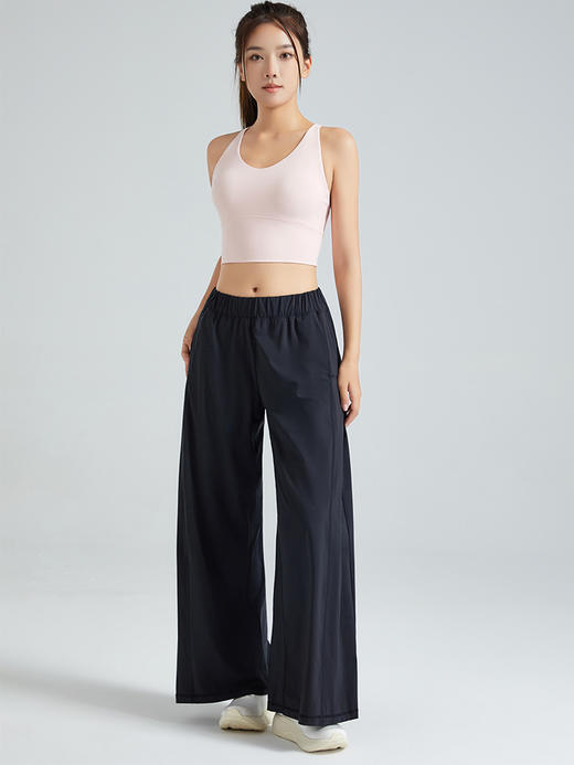 2024新款百褶阔腿休闲裤H341155 商品图4