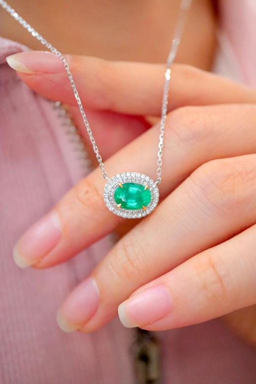 1.31ct 祖母绿吊坠 商品图7