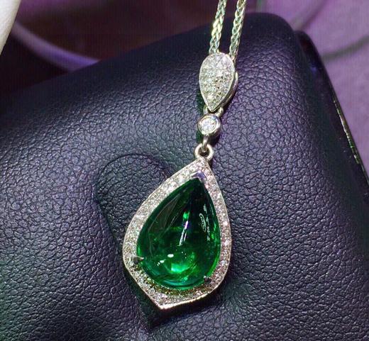 3.6ct 祖母绿吊坠 商品图3