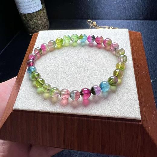 13.97g 7mm 碧玺手链 商品图4