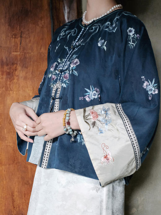 盛唐牡丹盛奢系列| 限量款| 高货-一揽富贵对襟香云纱外套(特殊商品不退不换) 商品图2