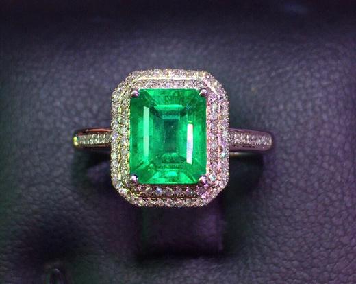 2ct 祖母绿戒指 商品图4