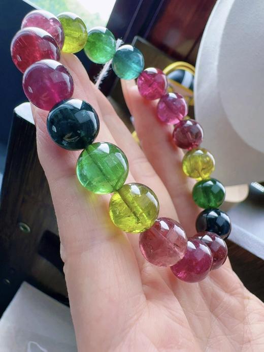 37.62g 10.9mm 碧玺手链 商品图1