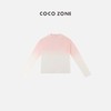 COCO ZONE 新款渐变色圆领针织运动长袖上衣23C18986 商品缩略图0