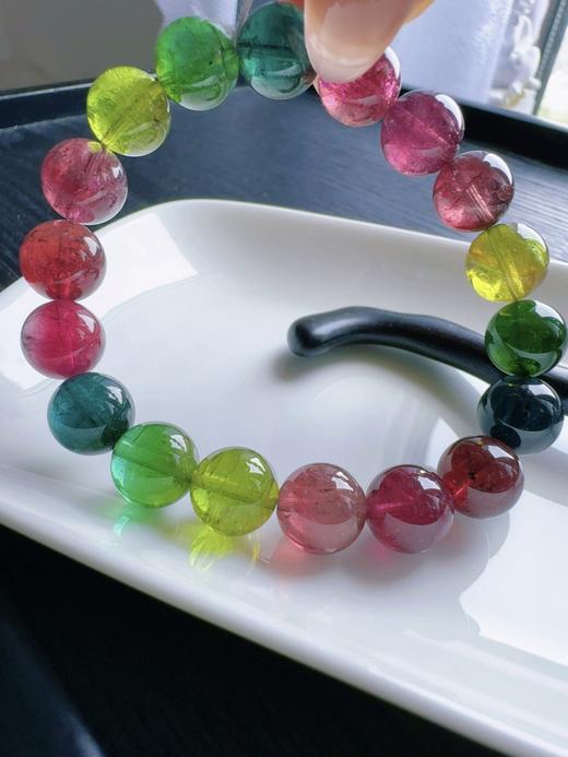 37.62g 10.9mm 碧玺手链 商品图5