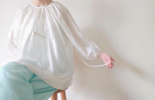 BUNON 圆领后开扣长袖衬衫​​(2色可选) 商品图13