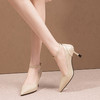 【预售5天】新品细跟尖头浅口四季单鞋女时尚一字扣高跟女鞋HY&H3183 商品缩略图2