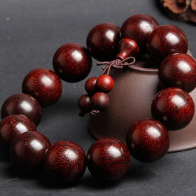 温书院 小叶紫檀【带金星】盘玩男士手链18mm·手链*1条