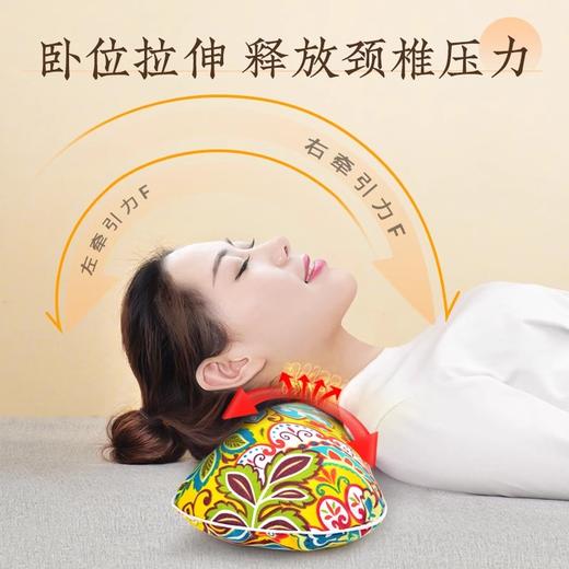自然醒艾草骨头枕护颈枕艾绒艾叶睡眠专用颈椎枕头贴合纯艾多功能BNHA 商品图3