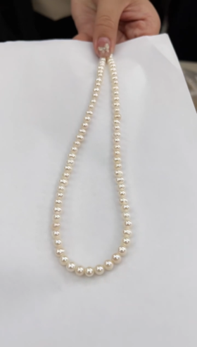 玉美人菲菲HZ#S925珍珠项链约6mm-