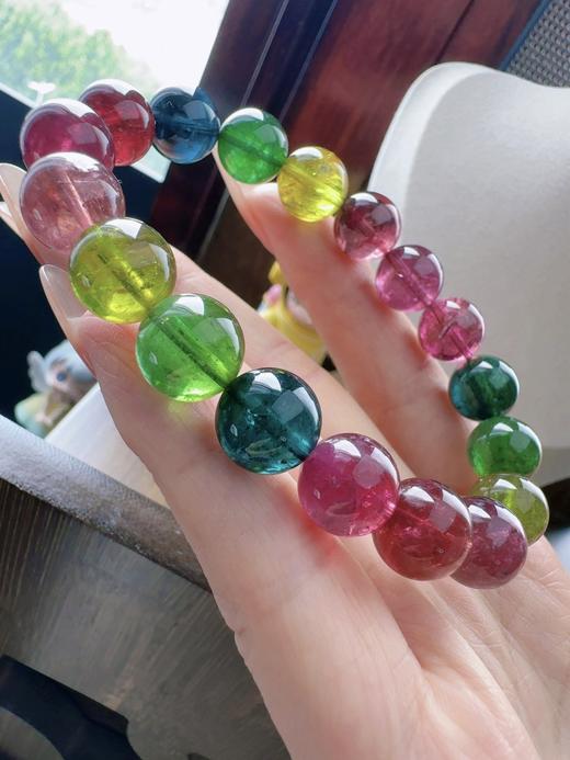 37.62g 10.9mm 碧玺手链 商品图2