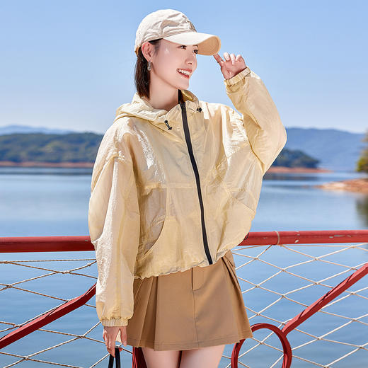 HR WK89309简约干练轻薄透气防晒衣纯色外套 商品图2