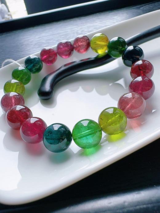 37.62g 10.9mm 碧玺手链 商品图6